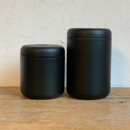 BLACK ATMOS VACUUM COFFEE CANISTER (4844694634576)